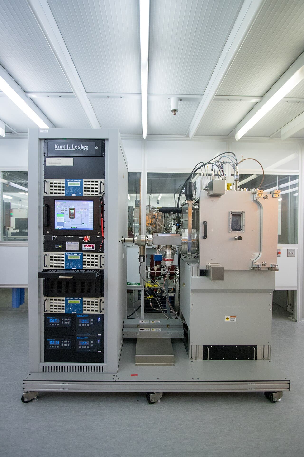 Equipment and environmental controls in a university cleanroom
